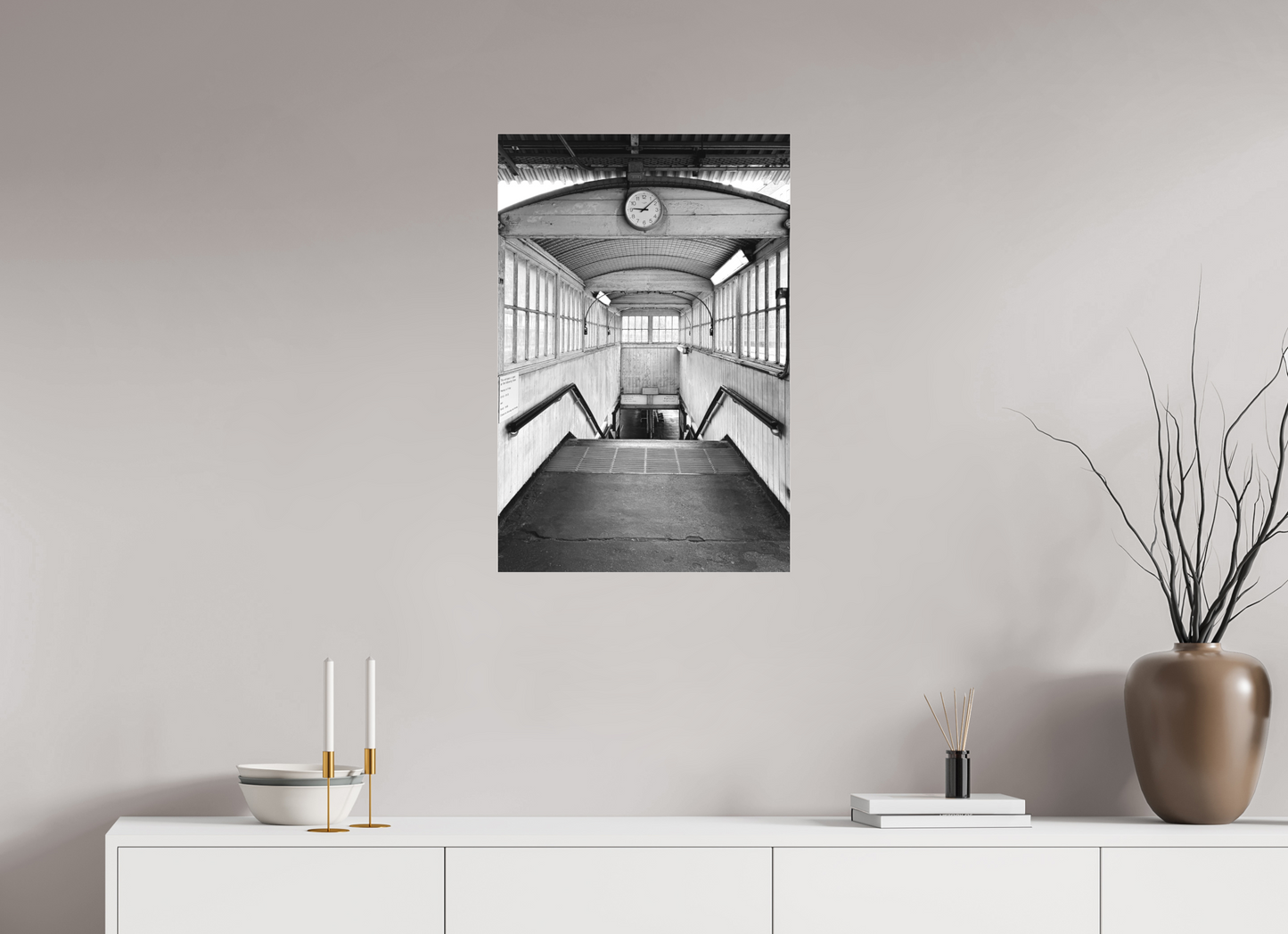 50 x 75 cm, Fine Art Acrylglas Matt Edgware-Road #1 London