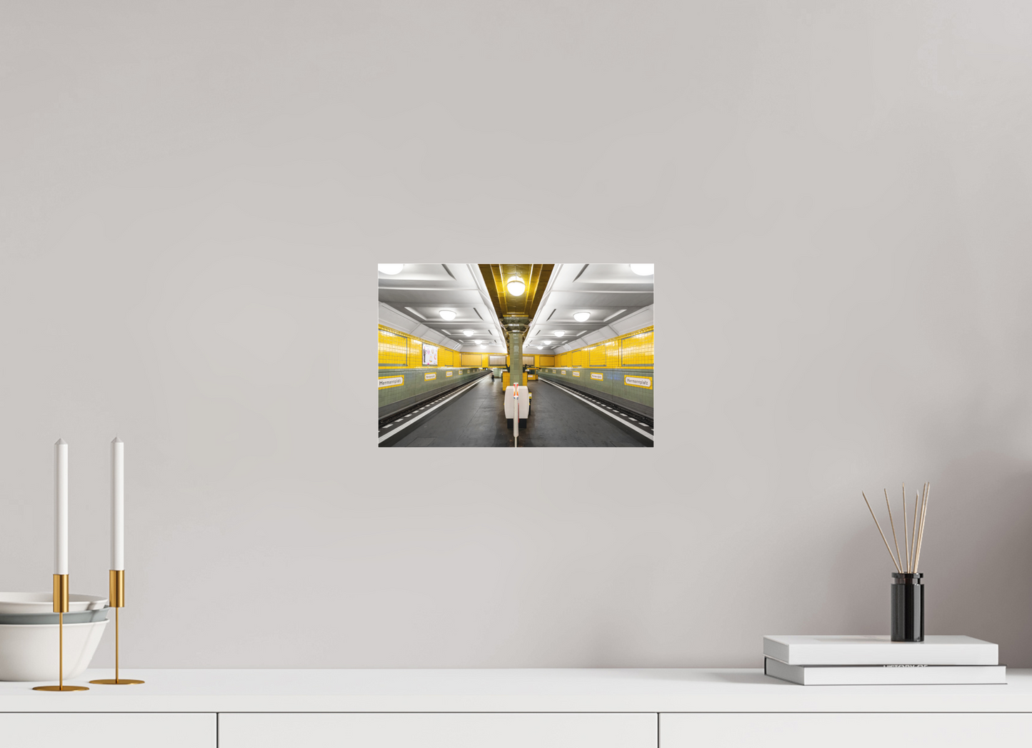 30 x 20 cm, Fine Art Acrylglas Matt Hermannsplatz #3 Berlin