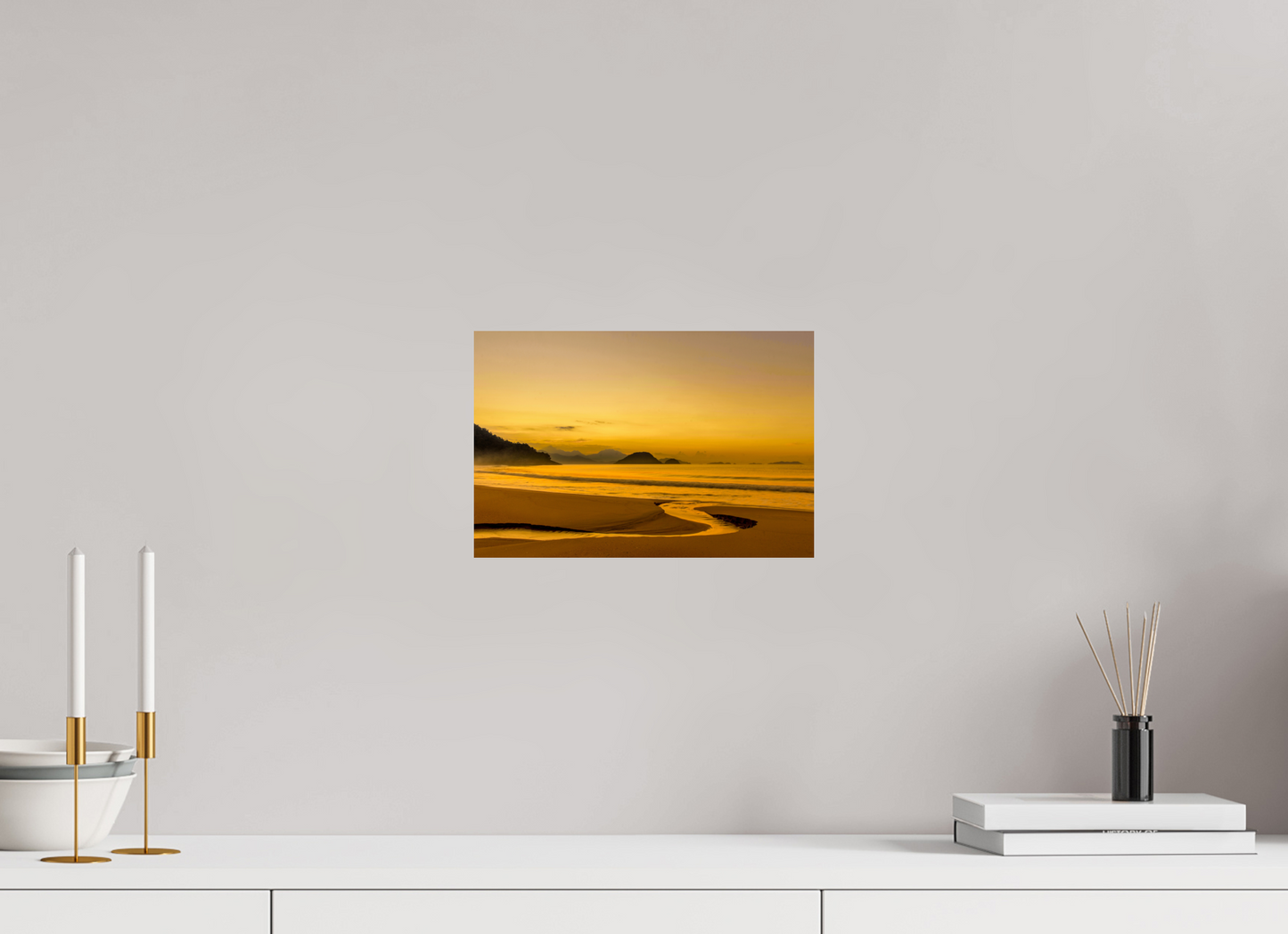 30 x 20 cm, Fine Art Print auf Alu-Dibond ohne Aufhang Praia do Félix - SP #2