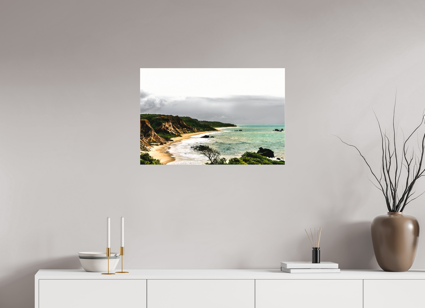 75 x 50 cm, Fine Art Acrylglas Matt Praia Da Arapuca - Conde - PB