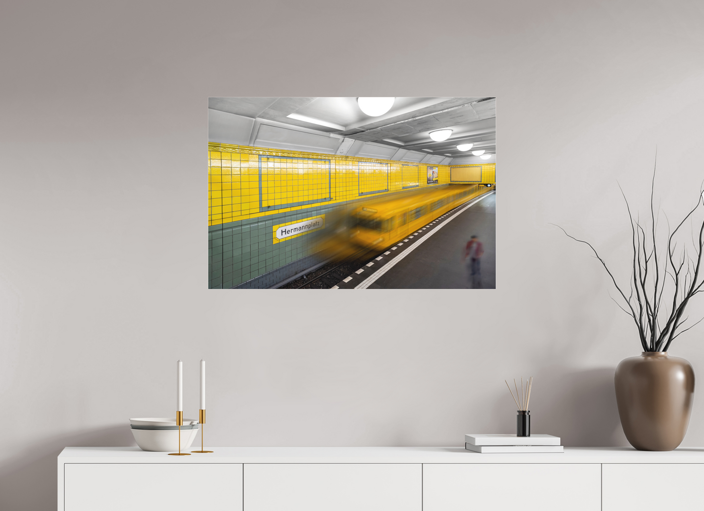 90 x 60 cm, Fine Art Acrylglas Matt Hermannsplatz #1 Berlin