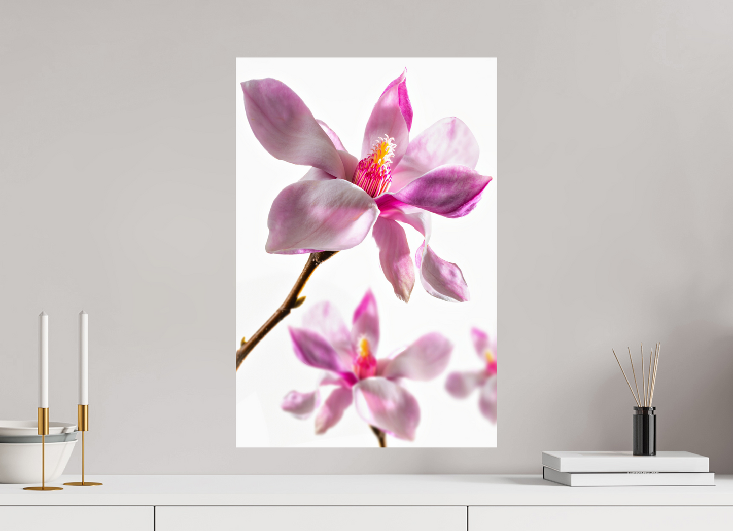 40 x 60 cm, ChromaLuxe HD Metal Print Magnolie_04