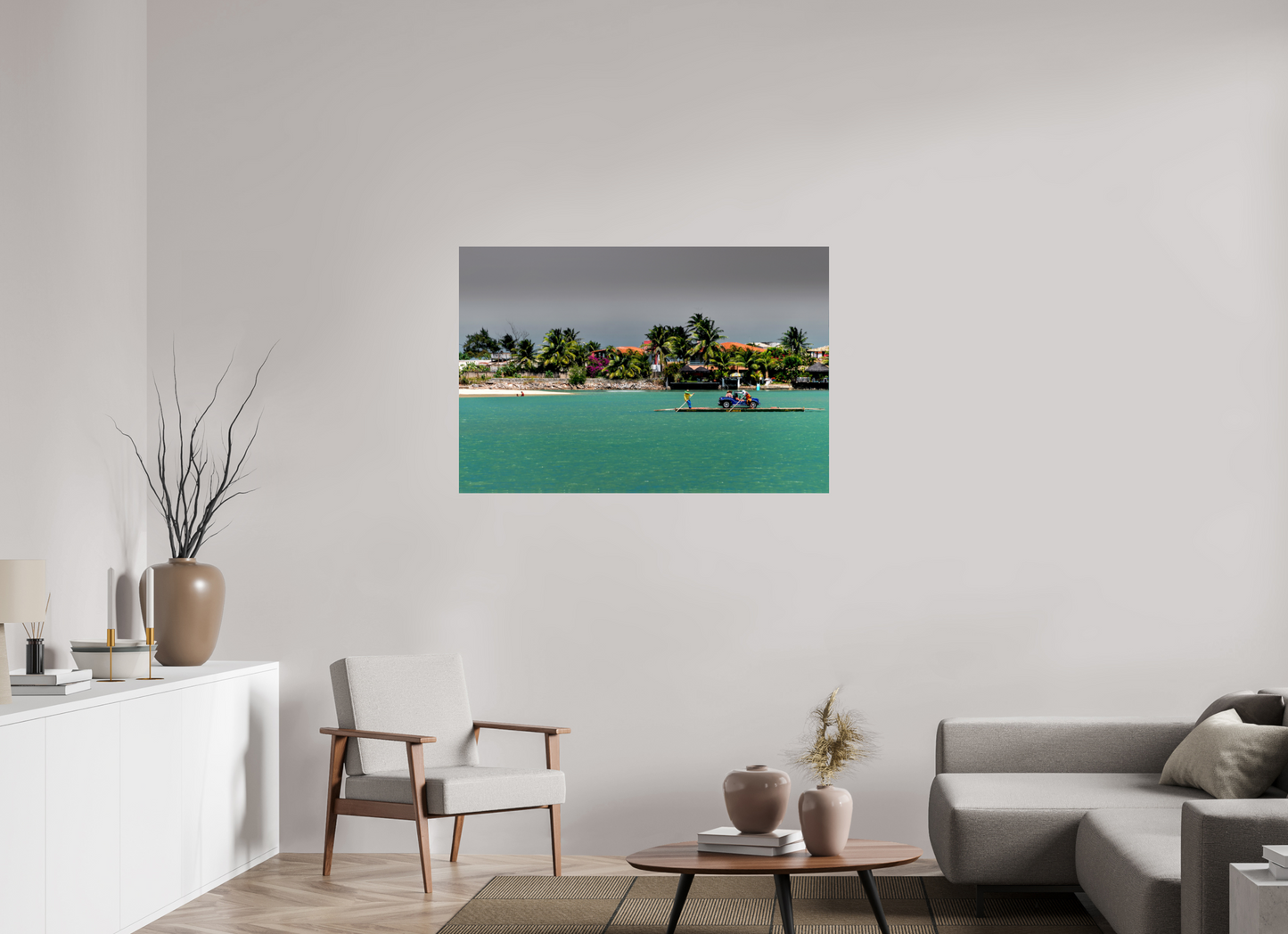 120 x 80 cm, Fine Art Print auf Alu-Dibond ohne Aufhang Genipabu - Extremoz - RN #3