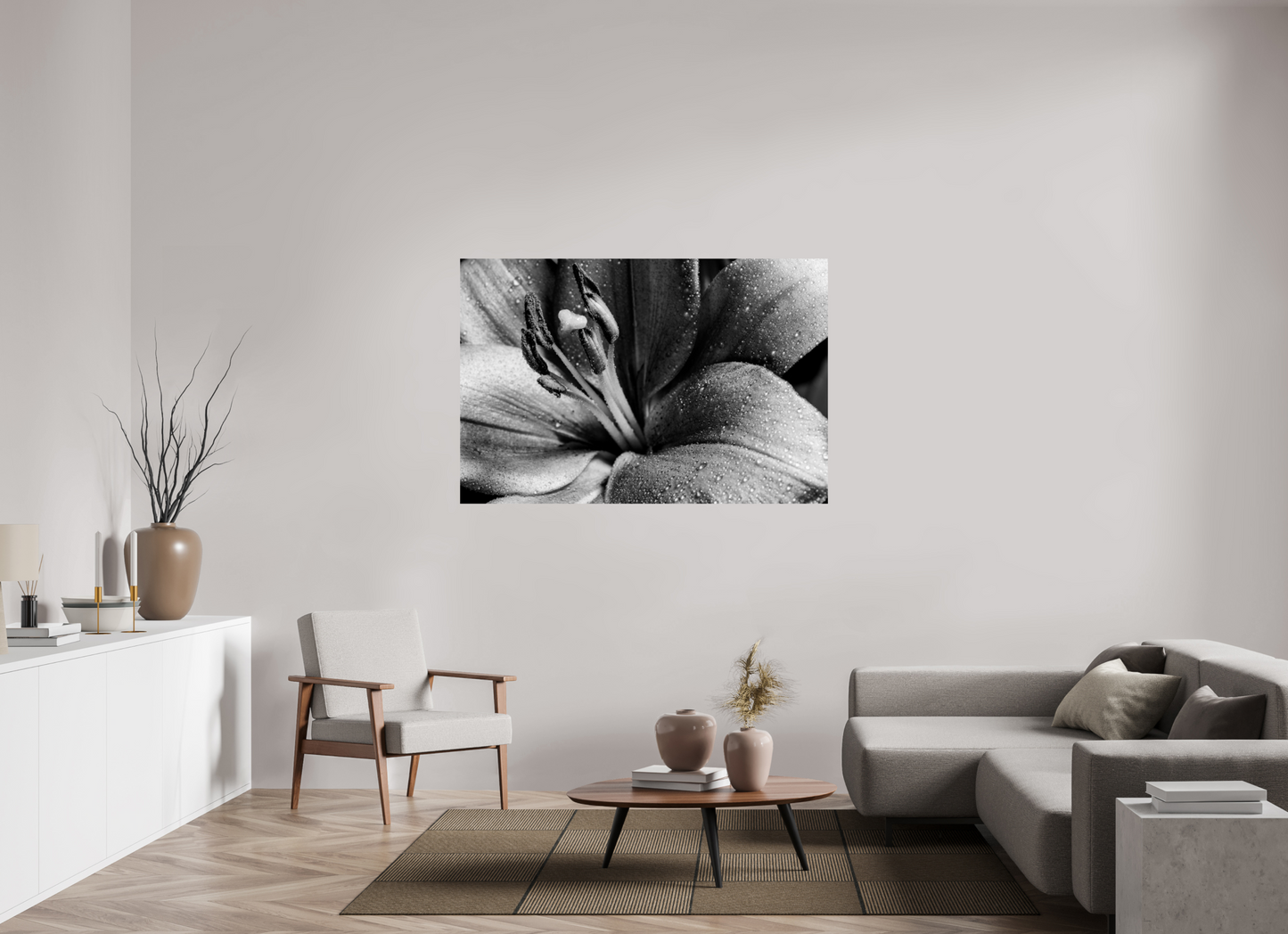 150 x 100 cm, Fine Art Print Baryta auf Alu-Dibond Lilie_03
