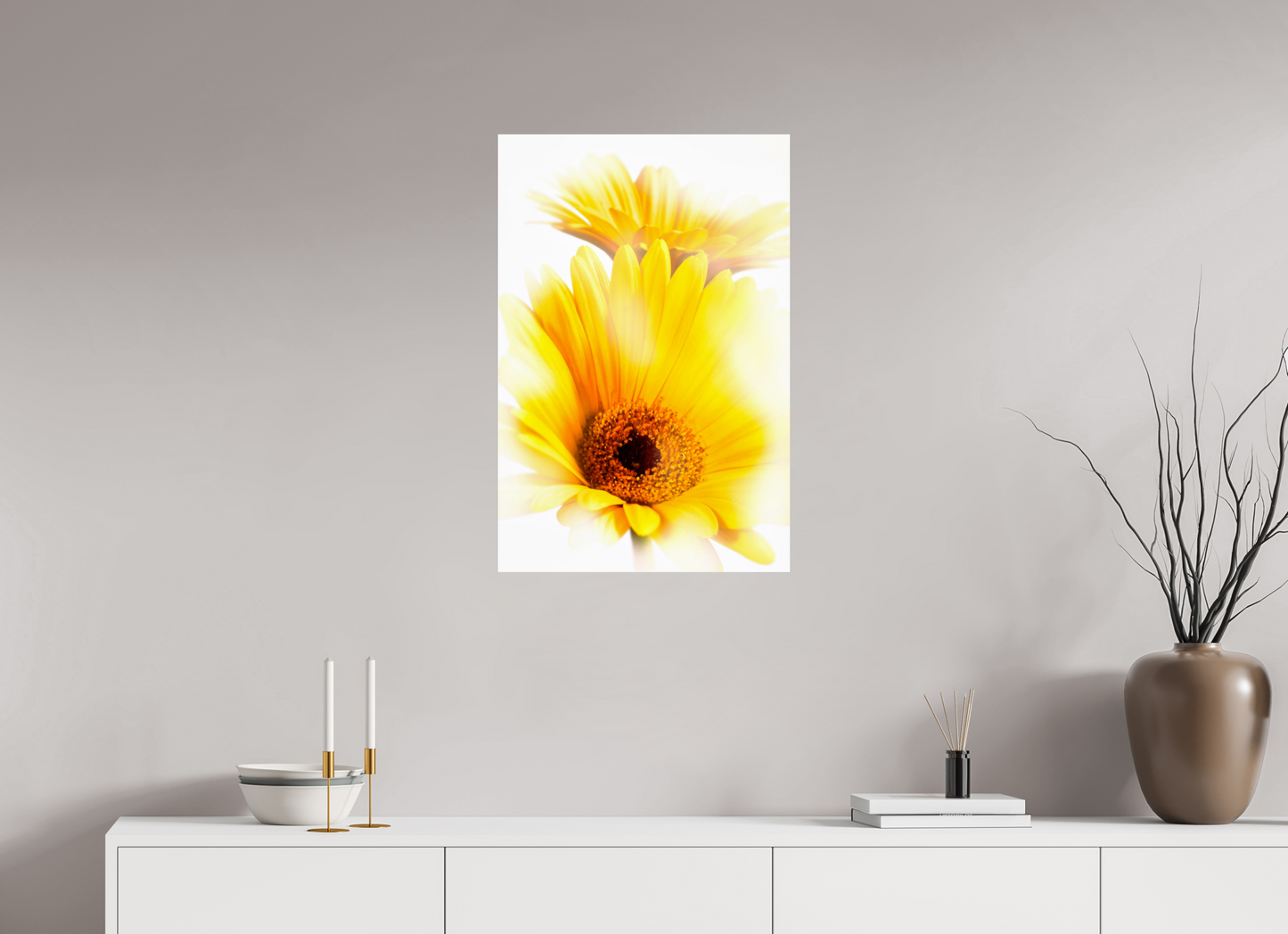 50 x 75 cm, ChromaLuxe HD Metal Print Gerbera_11