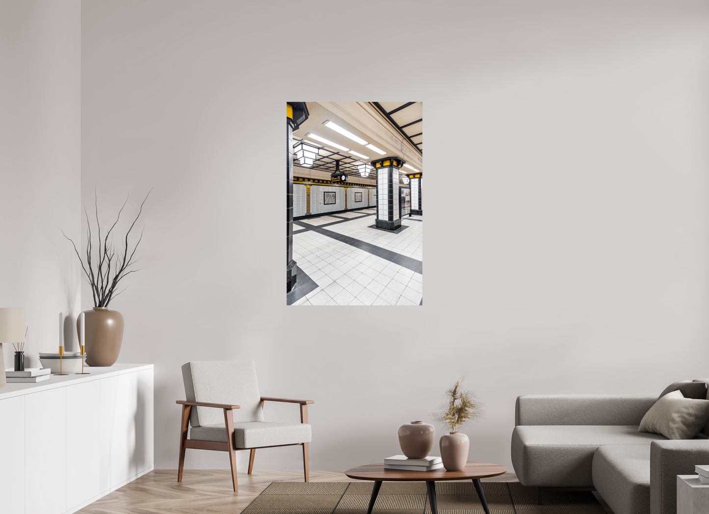 80 x 120 cm, Fine Art Print Metallic Edition Paracelsus-Bad #4 Berlin