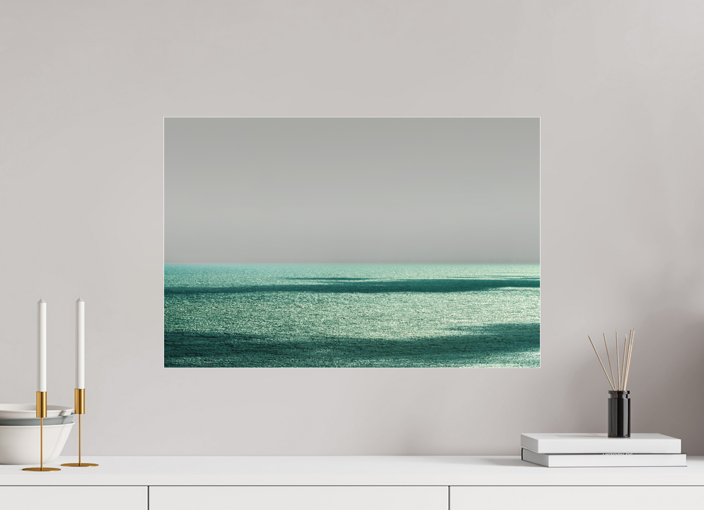 60 x 40 cm, Fine Art Acrylglas Matt Book Cover Brazil Waterline -RN