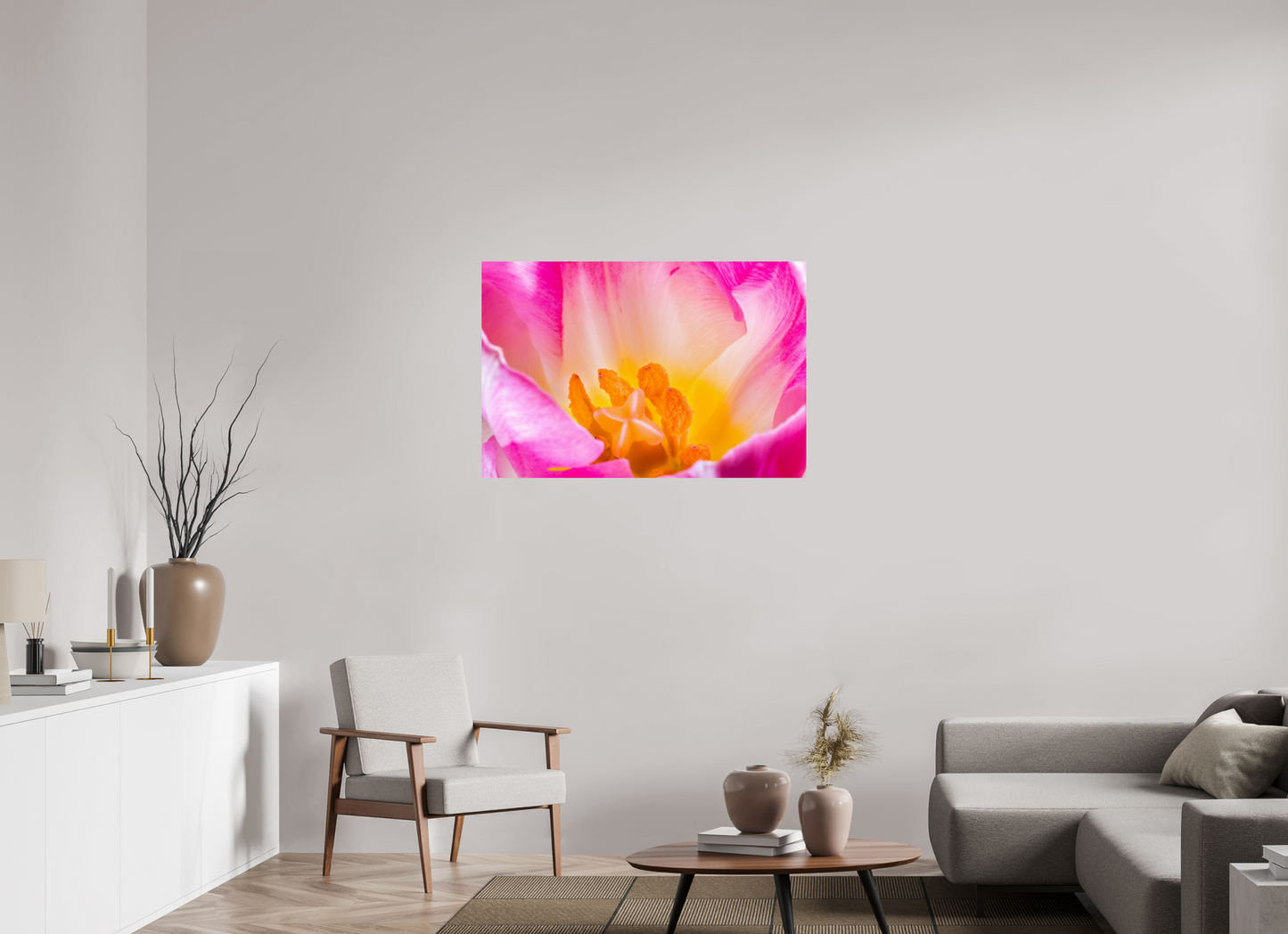 105 x 70 cm, ChromaLuxe HD Metal Print Tulpe-07