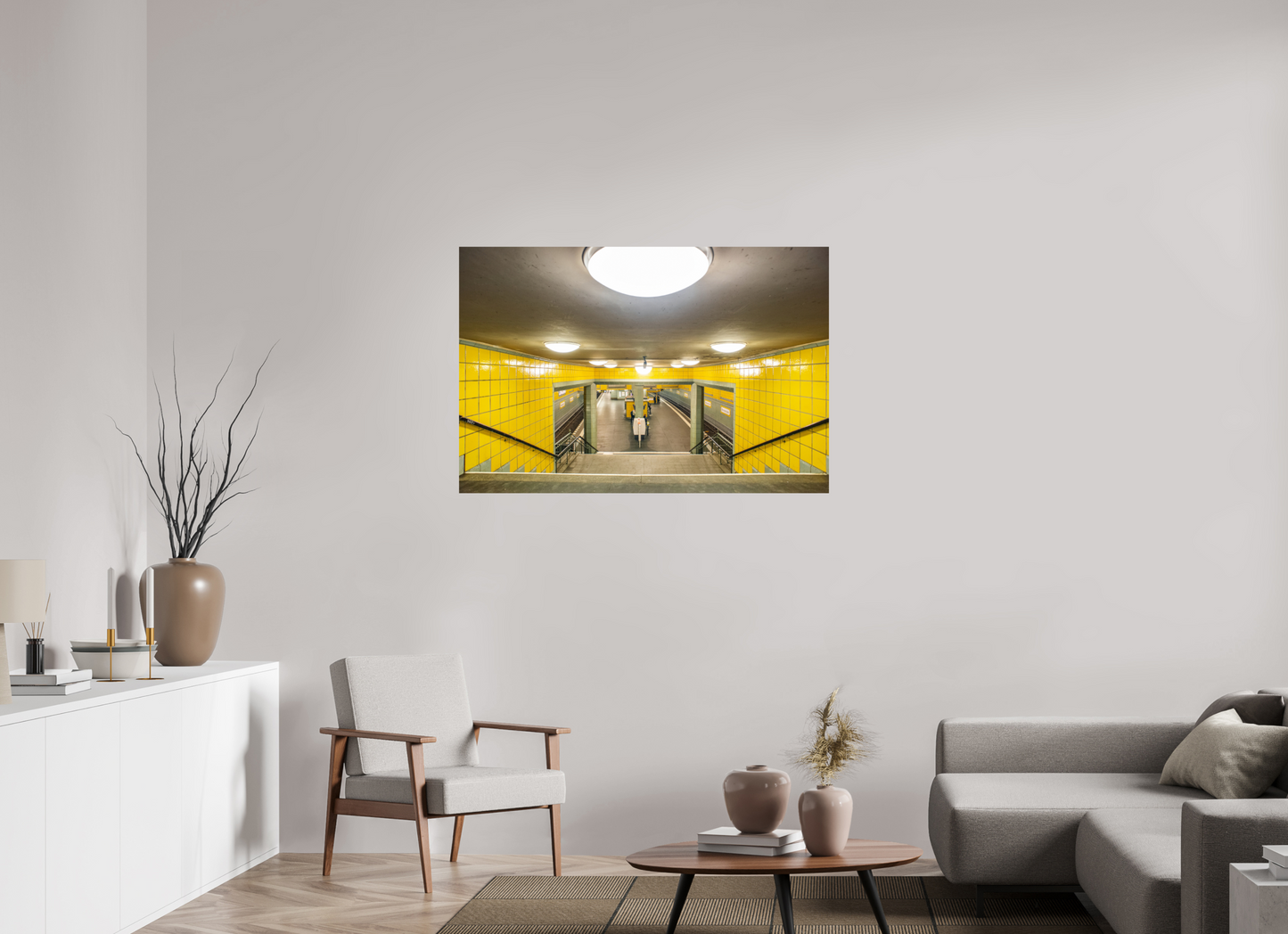 120 x 80 cm, Fine Art Print Metallic Edition Hermannsplatz #2 Berlin