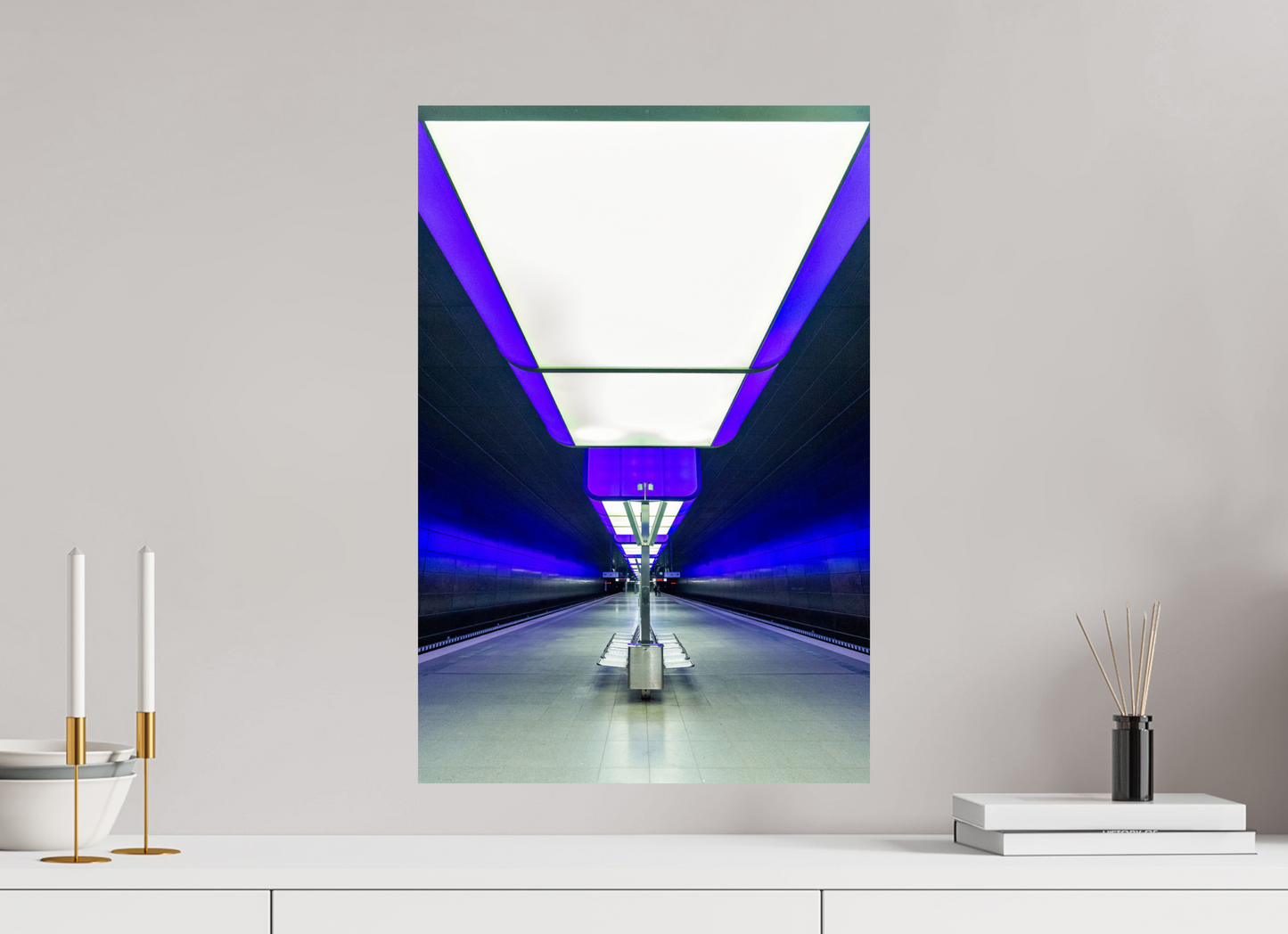 40 x 60 cm, Fine Art Print Metallic Edition Hafen City Universitaet #3 Hamburg