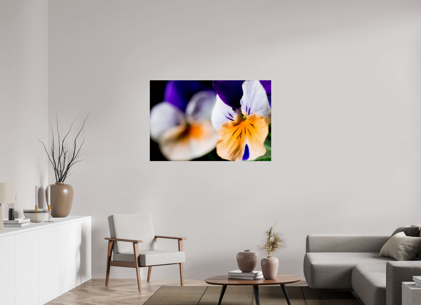 120 x 80 cm, Fine Art Print Baryta auf Alu-Dibond Hornveilchen_02