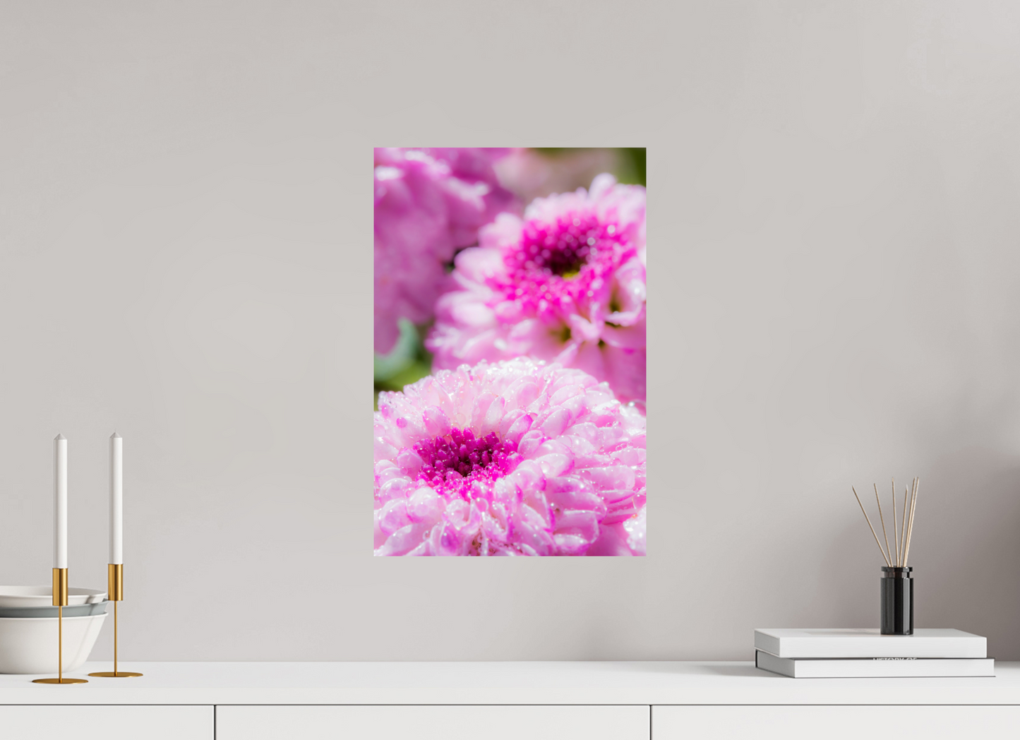 30 x 45 cm, Fine Art Print Baryta auf Alu-Dibond Chrysanthemen_08