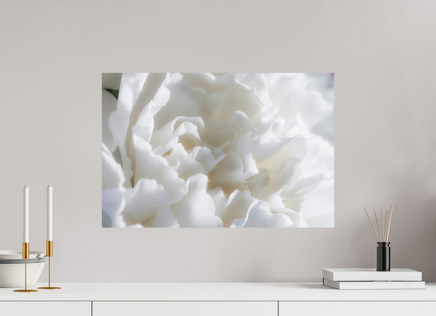 60 x 40 cm, ChromaLuxe HD Metal Print Nelke_01