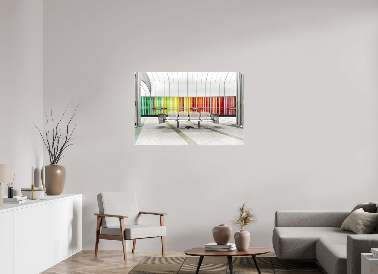 120 x 80 cm, Fine Art Acrylglas Matt Düfelrlstrasse #1 München