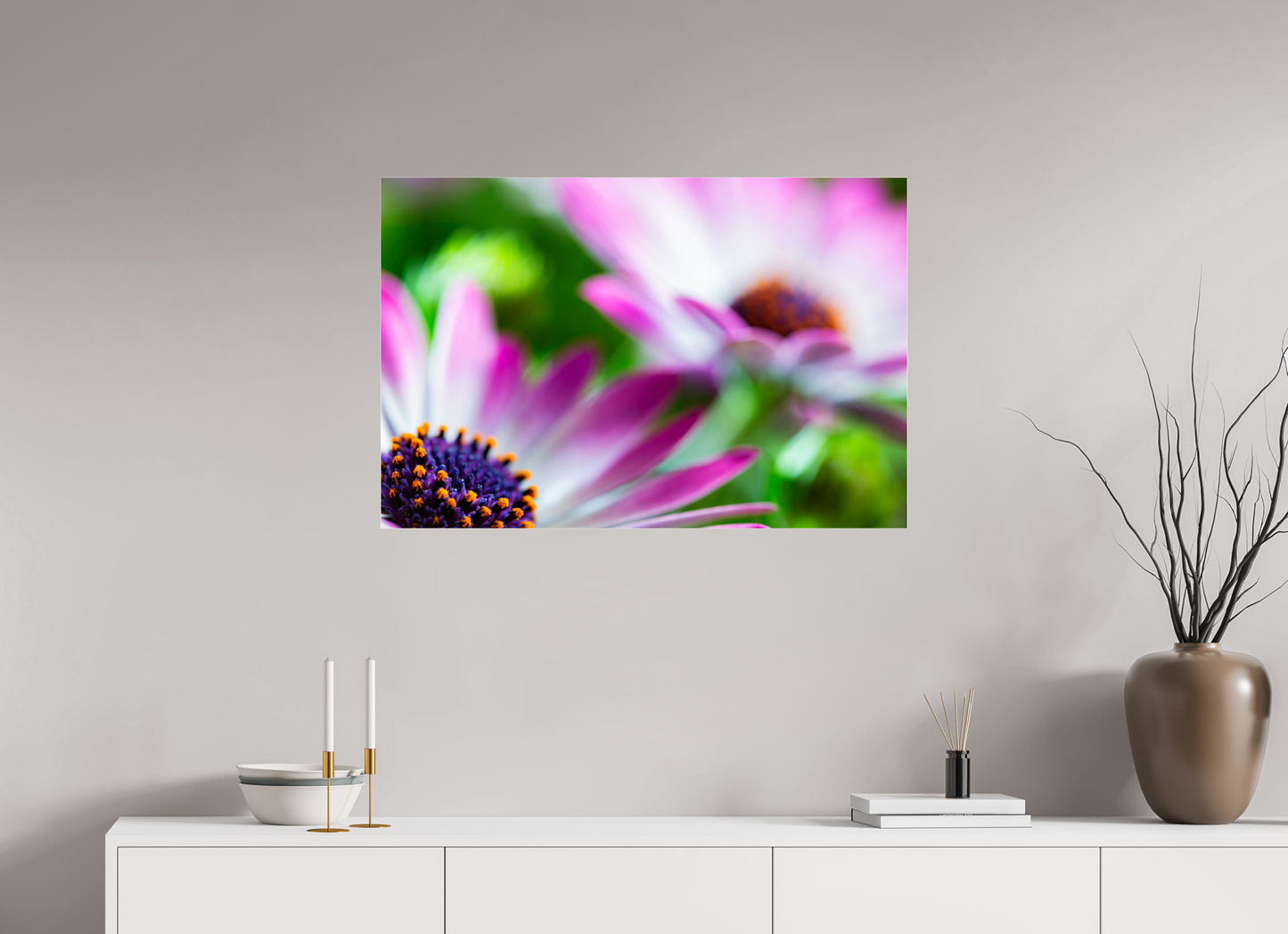 90 x 60 cm, Glänzender Foto-Abzug Acrylglas Kapmargerite_05