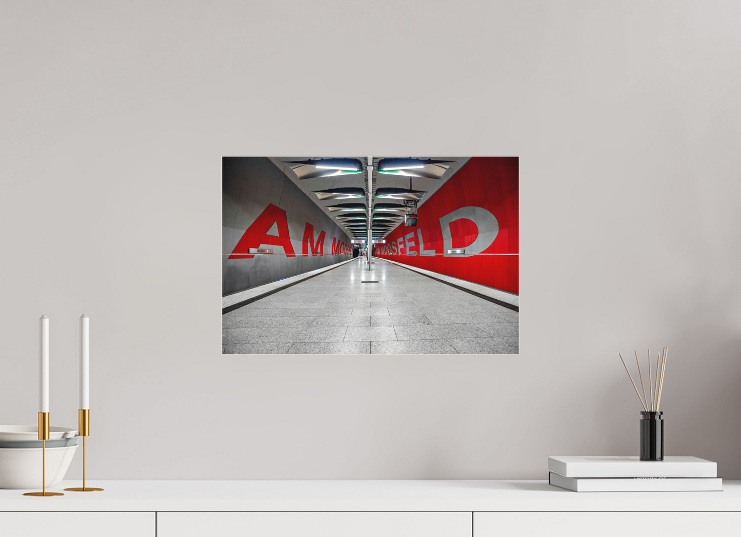 45 x 30 cm, Fine Art Acrylglas Matt Am Moosfeld #1 München