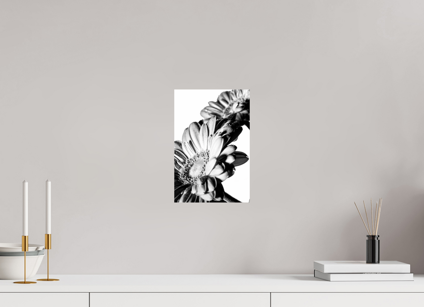 20 x 30 cm, Fine Art Print Baryta auf Alu-Dibond Gerbera_08