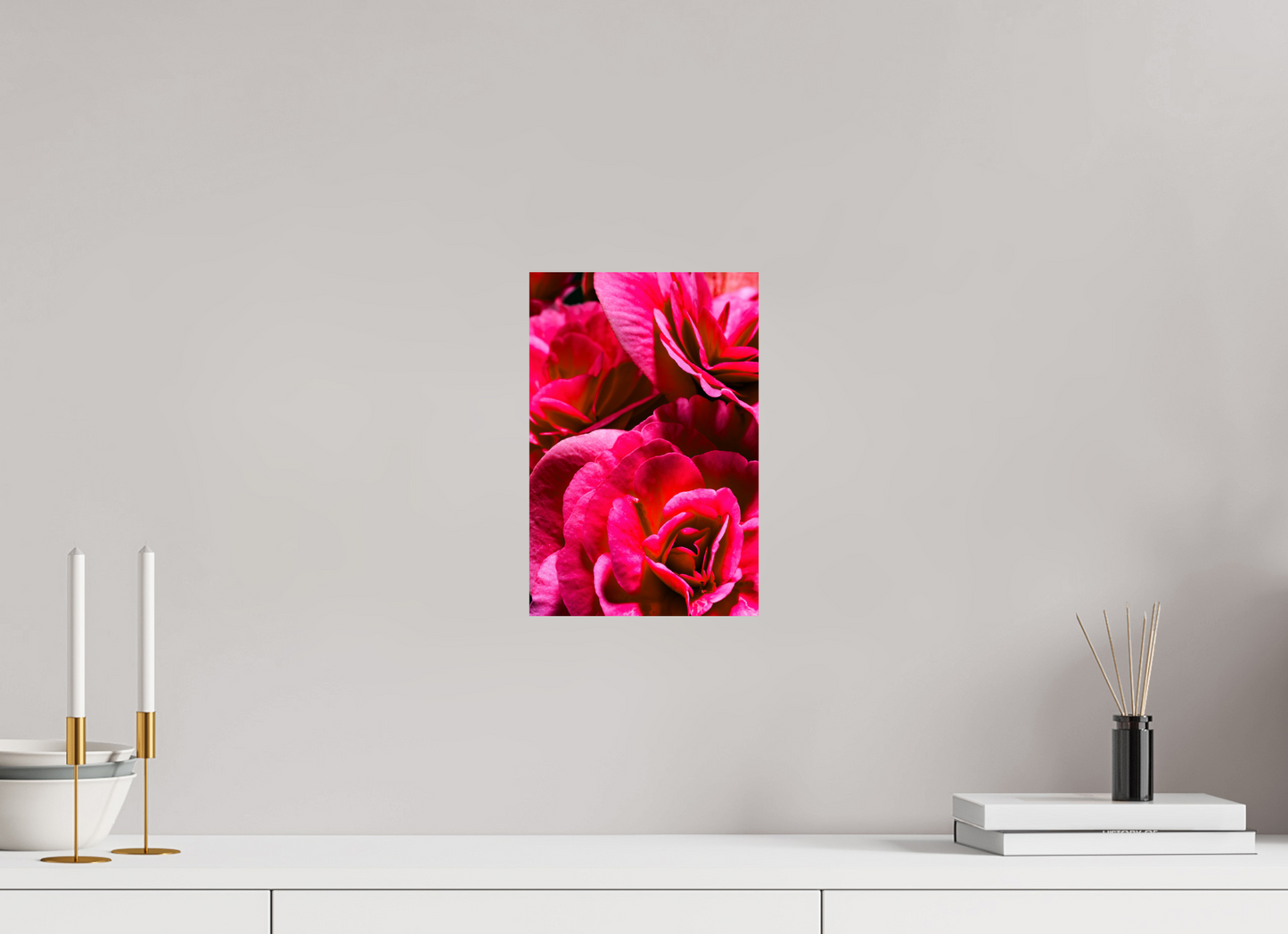 20 x 30 cm, Fine Art Print Baryta auf Alu-Dibond Kamelie