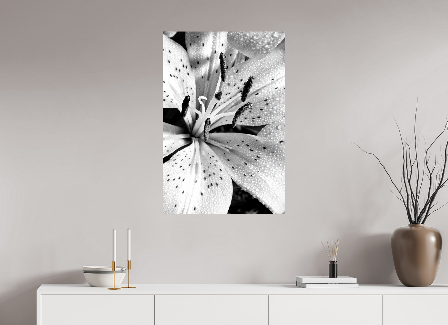 60 x 90 cm, ChromaLuxe HD Metal Print Lilie_09