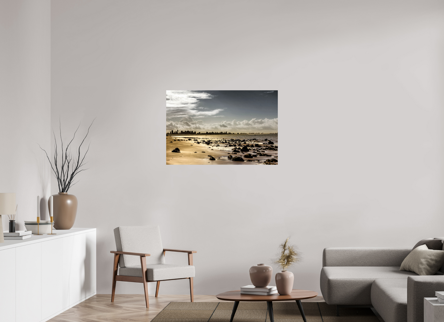 105 x 70 cm, Fine Art Print auf Alu-Dibond ohne Aufhang Ponta do Seixas, João Pessoa - PB