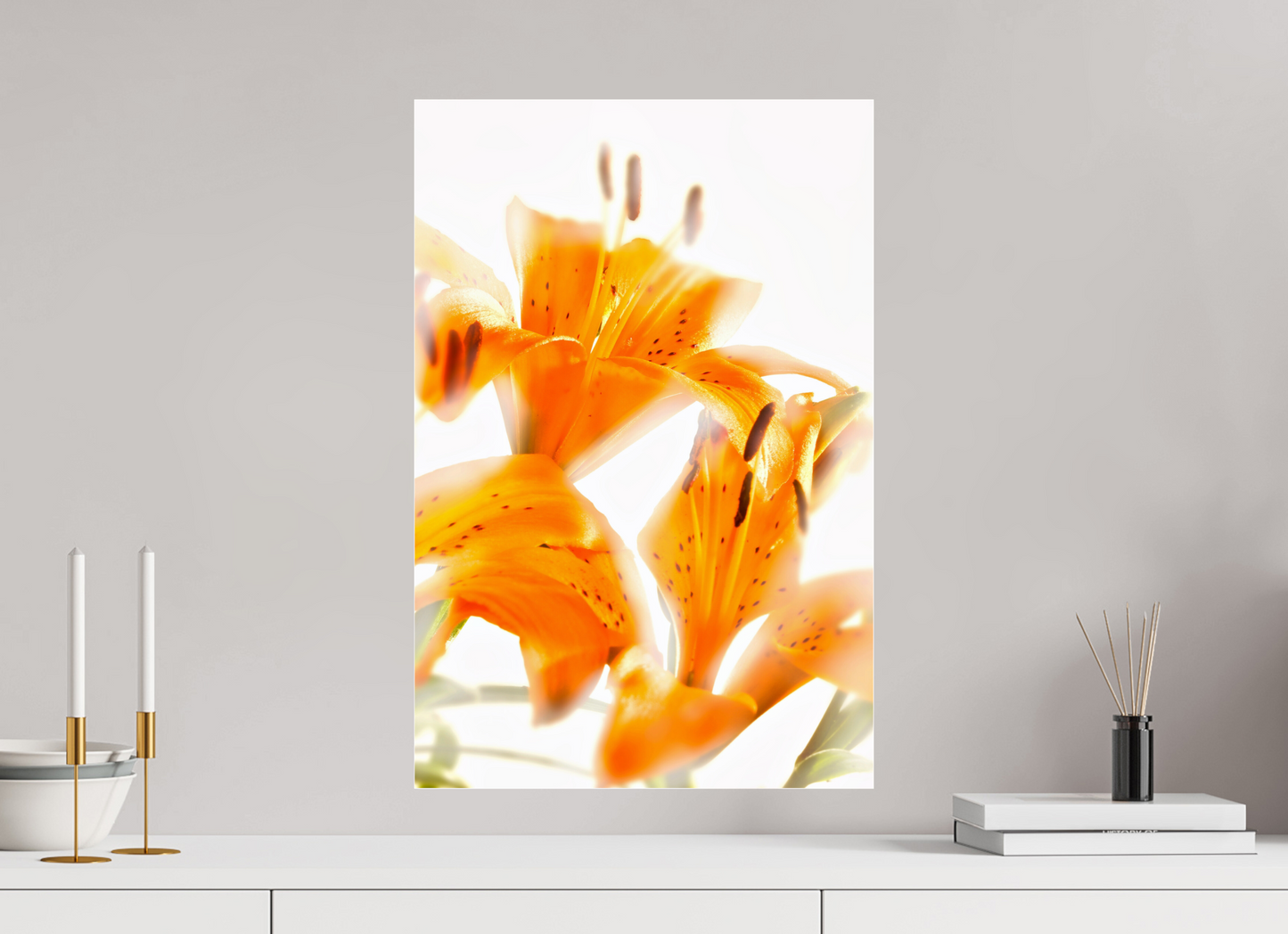 40 x 60 cm, Glänzender Foto-Abzug Acrylglas Lilie_07