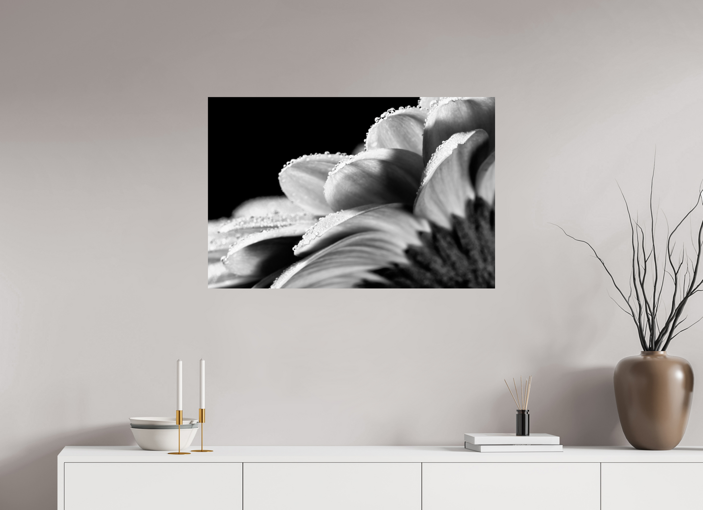 90 x 60 cm, Fine Art Print Baryta auf Alu-Dibond Gerbera_04