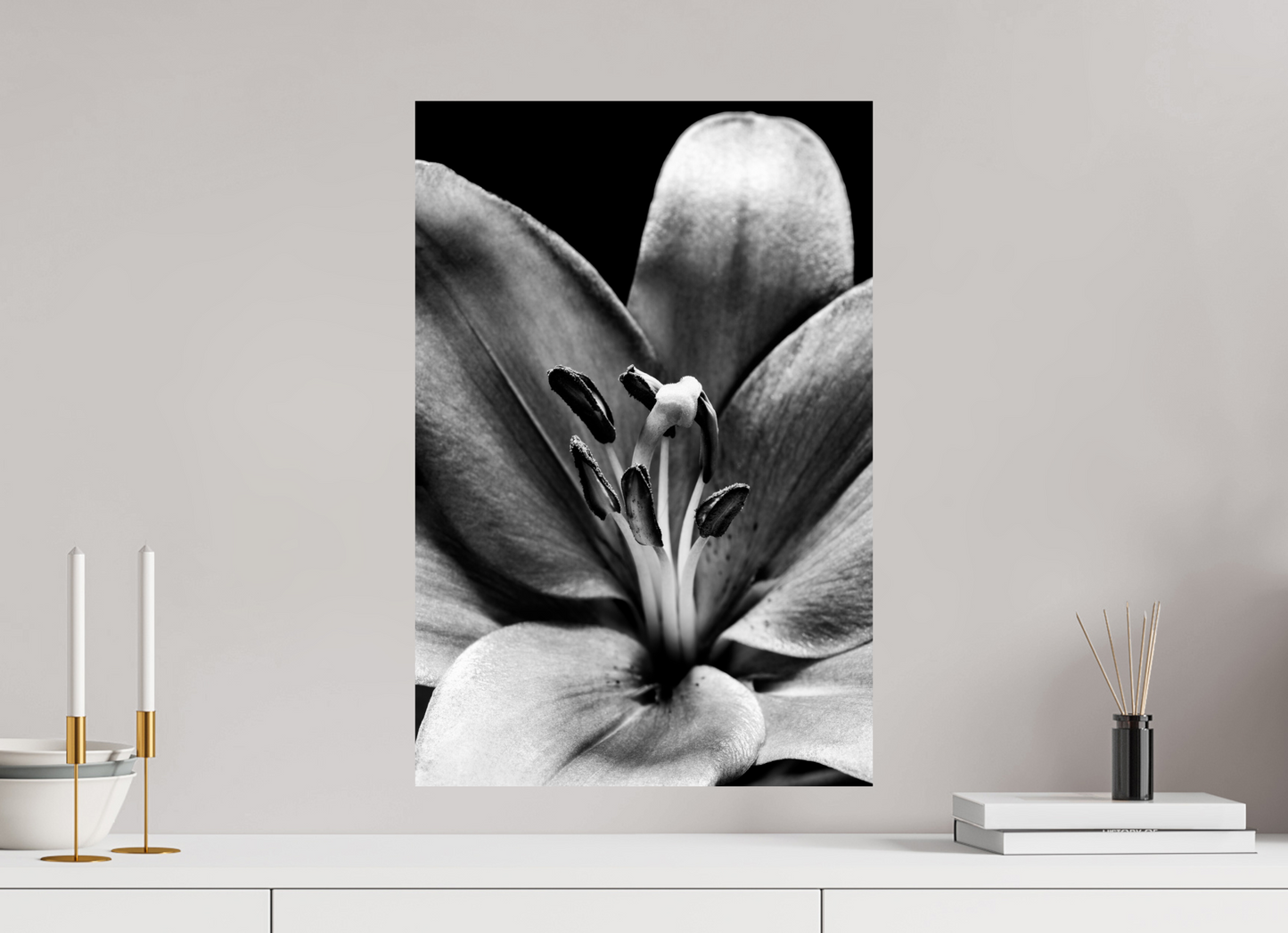 40 x 60 cm, ChromaLuxe HD Metal Print Lilie_01