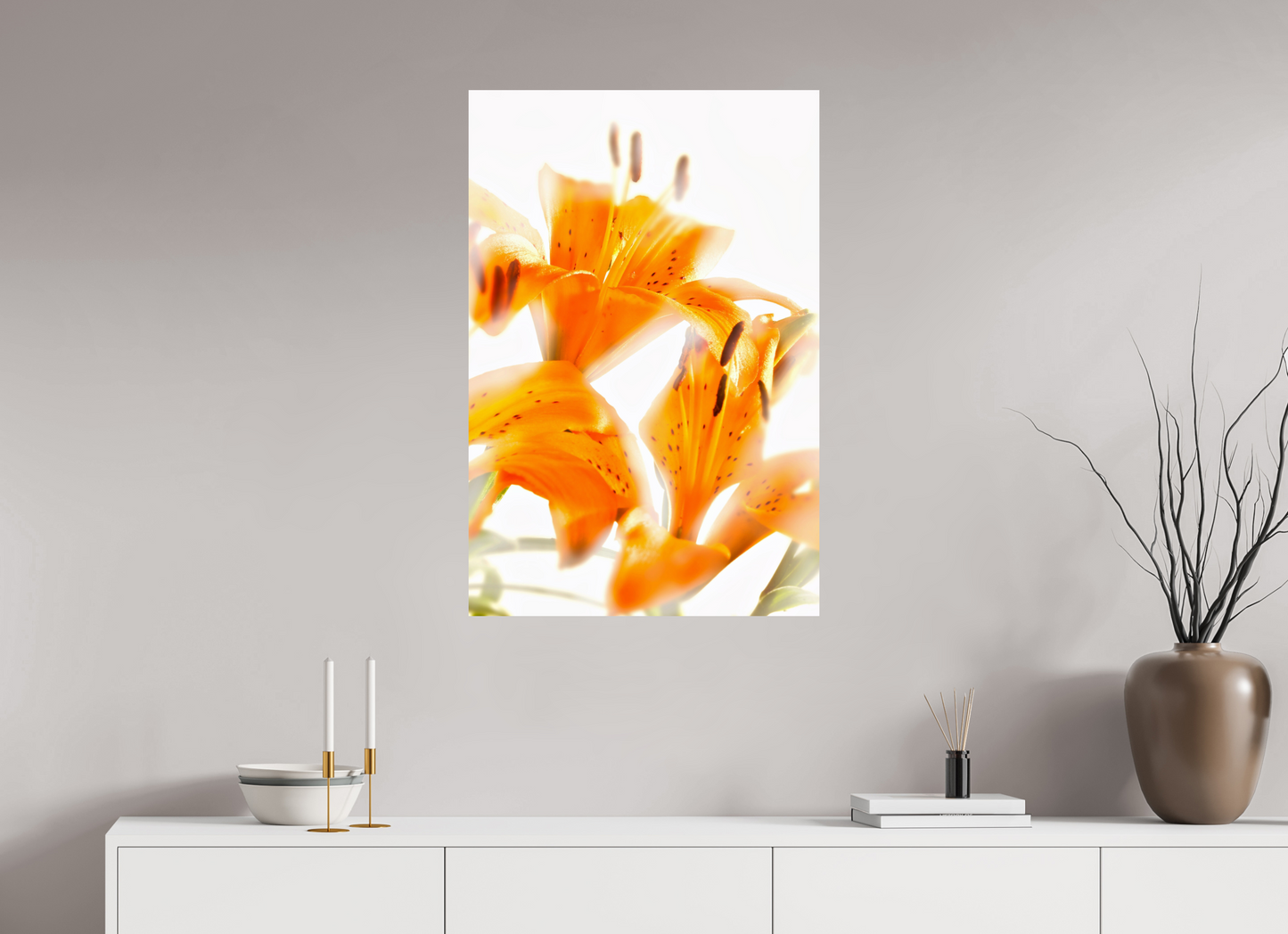 60 x 90 cm, Fine Art Print Baryta auf Alu-Dibond Lilie_07