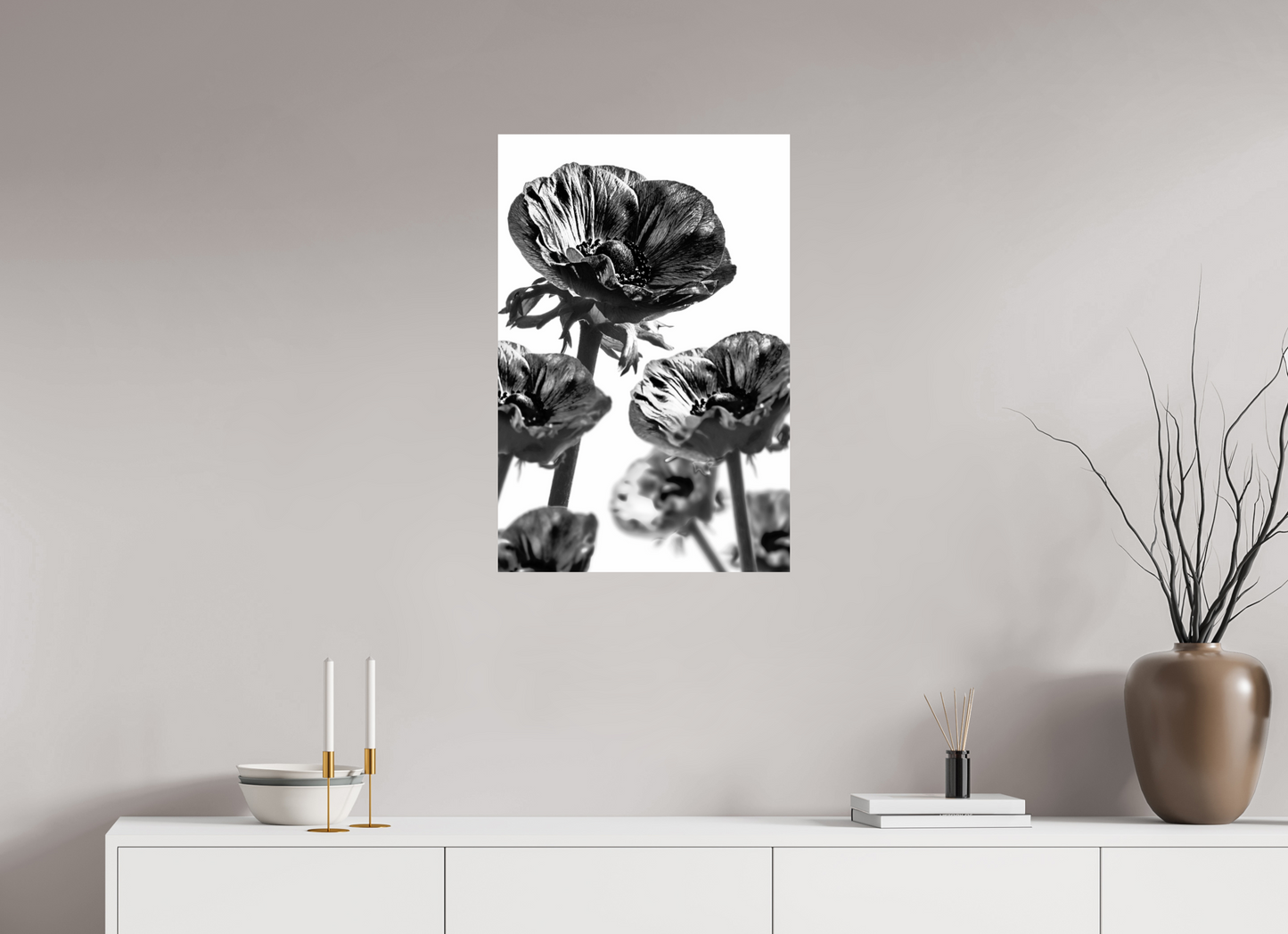 50 x 75 cm, ChromaLuxe HD Metal Print Kronenanemone_05