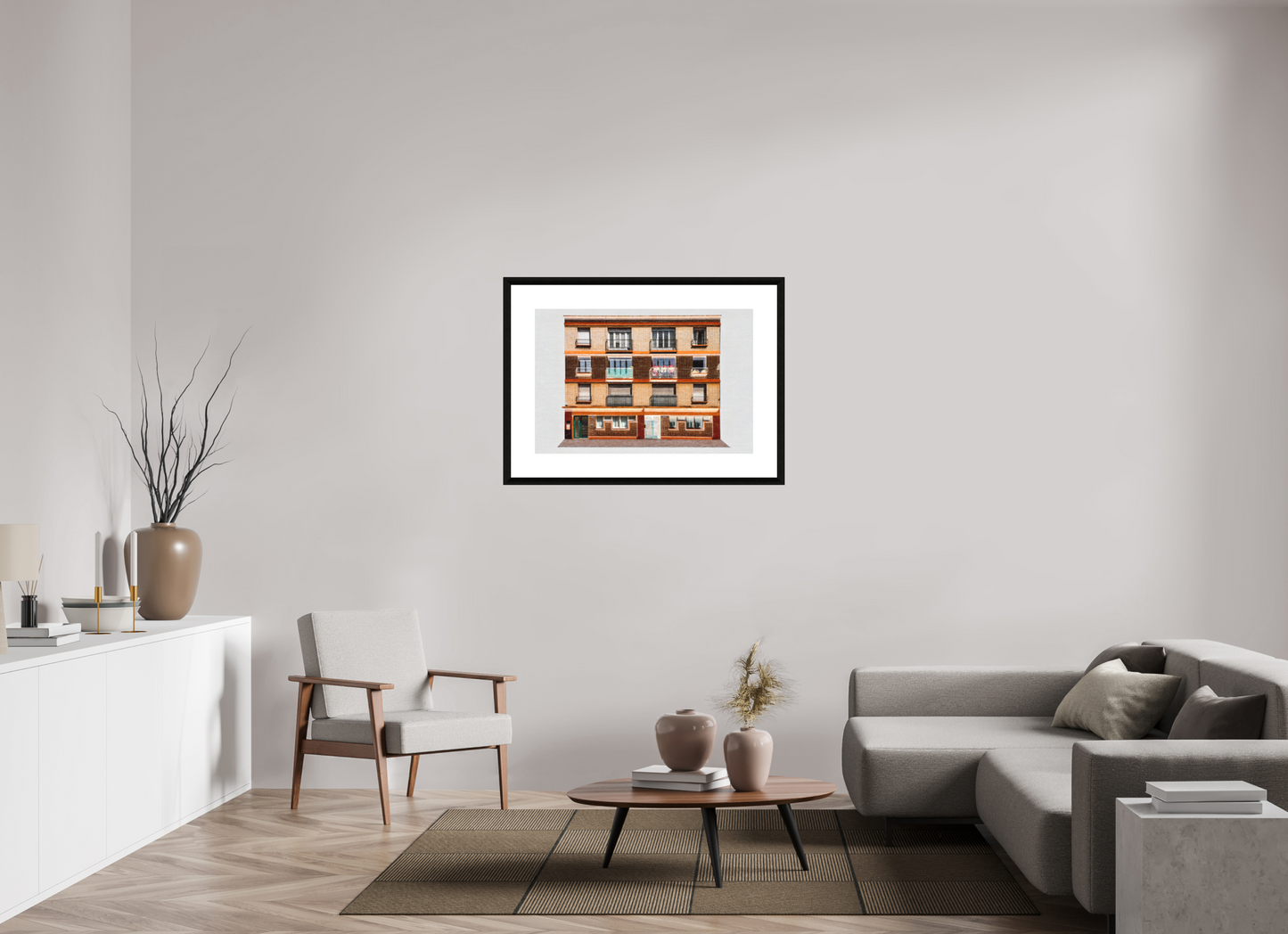 90 x 60 cm, Le Havre _ Framed _Passepartout_Photo Silk Baryta Hahnemuehle Nr_5