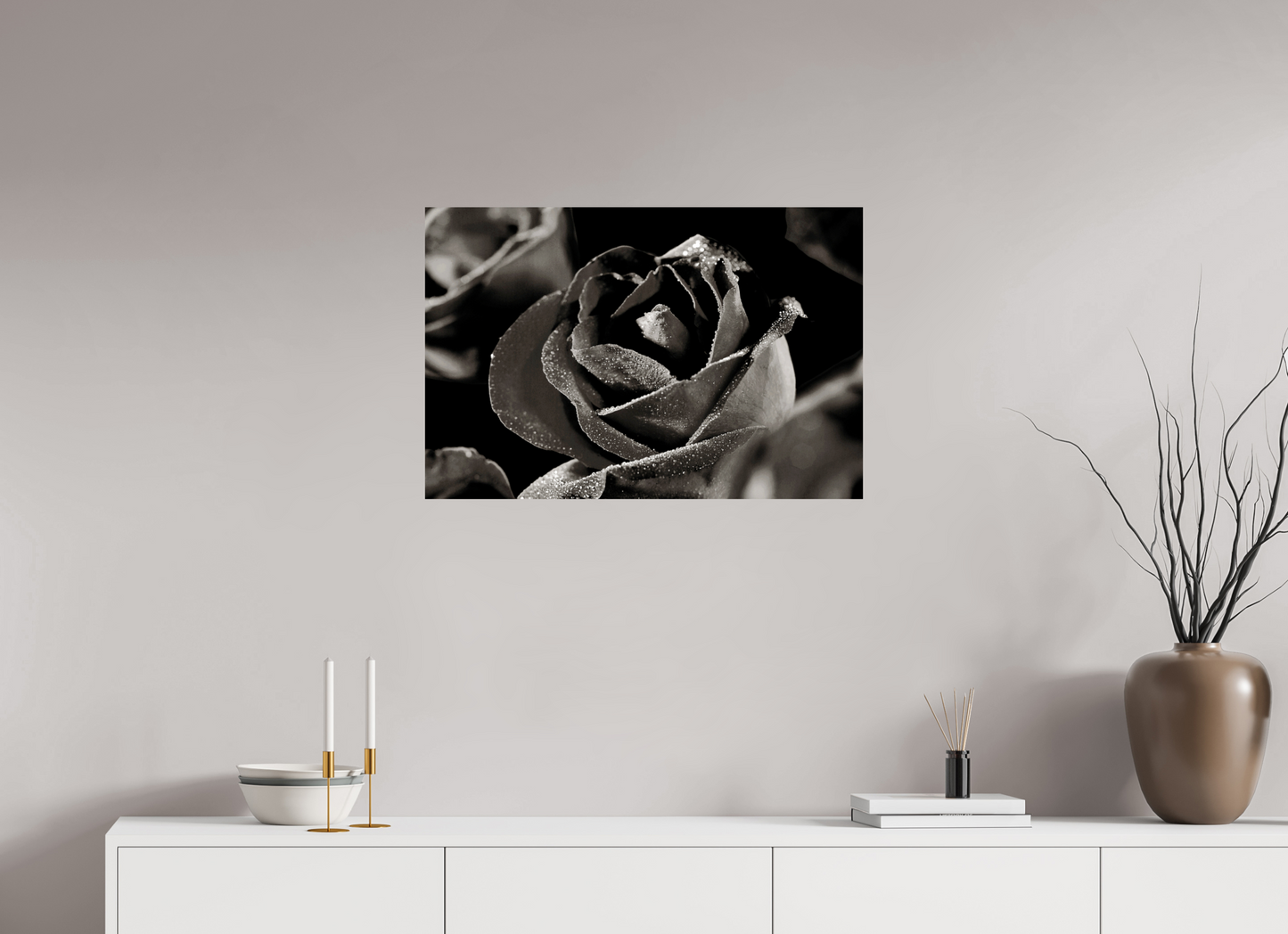 75 x 50 cm, ChromaLuxe HD Metal Print Rose_02