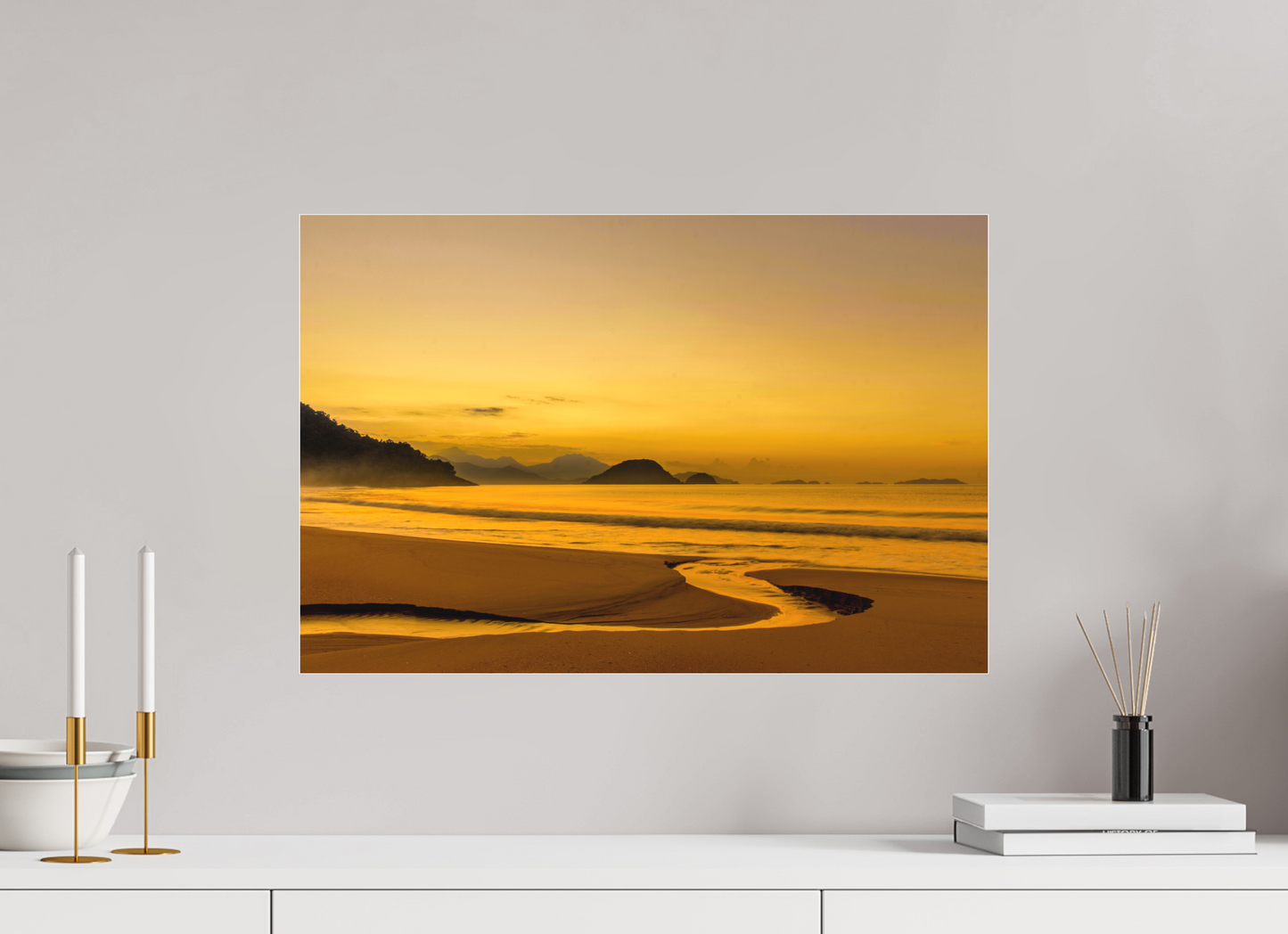 60 x 40 cm, Fine Art Acrylglas Matt Praia do Félix - SP #2